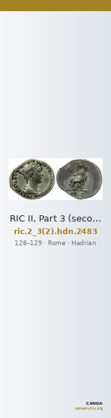 RIC II, Part 3 (second edition) Hadrian 2483 — CANOA