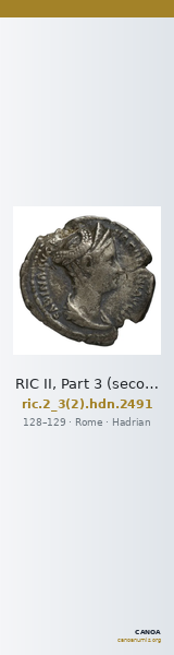 RIC II, Part 3 (second edition) Hadrian 2491 — CANOA