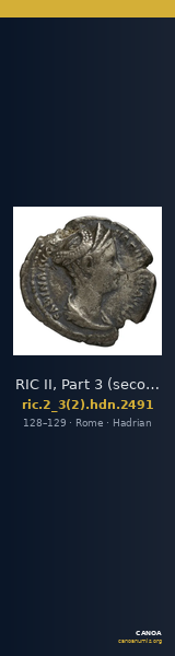 RIC II, Part 3 (second edition) Hadrian 2491 — CANOA