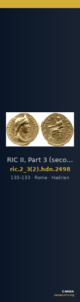 RIC II, Part 3 (second edition) Hadrian 2498 — CANOA