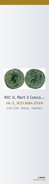 RIC II, Part 3 (second edition) Hadrian 2526 — CANOA