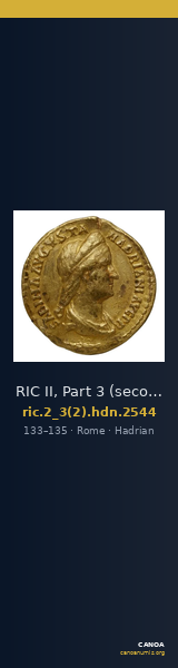 RIC II, Part 3 (second edition) Hadrian 2544 — CANOA