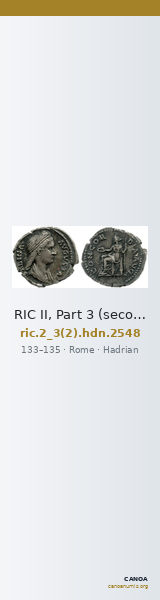 RIC II, Part 3 (second edition) Hadrian 2548 — CANOA