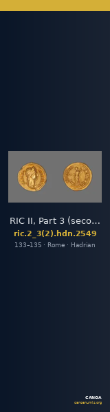 RIC II, Part 3 (second edition) Hadrian 2549 — CANOA