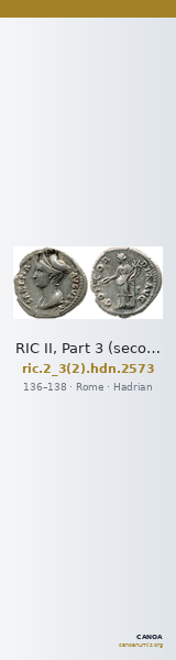 RIC II, Part 3 (second edition) Hadrian 2573 — CANOA