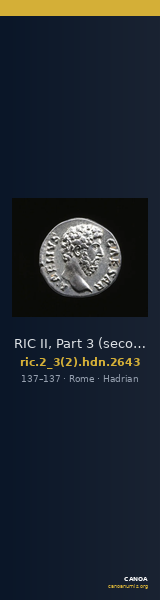 RIC II, Part 3 (second edition) Hadrian 2643 — CANOA