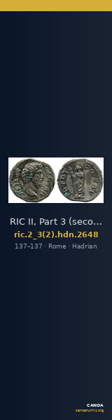 RIC II, Part 3 (second edition) Hadrian 2648 — CANOA