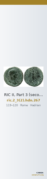 RIC II, Part 3 (second edition) Hadrian 267 — CANOA
