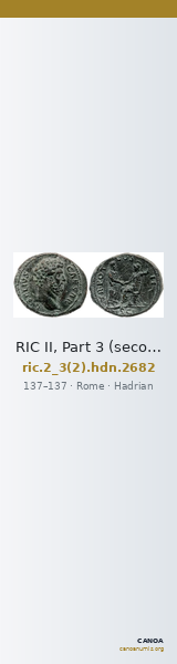 RIC II, Part 3 (second edition) Hadrian 2682 — CANOA