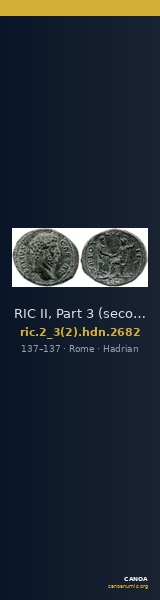 RIC II, Part 3 (second edition) Hadrian 2682 — CANOA