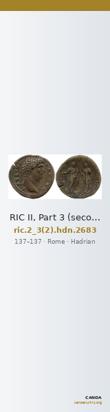 RIC II, Part 3 (second edition) Hadrian 2683 — CANOA