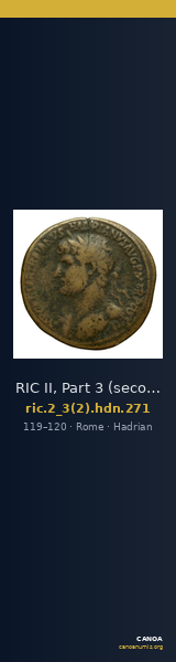 RIC II, Part 3 (second edition) Hadrian 271 — CANOA