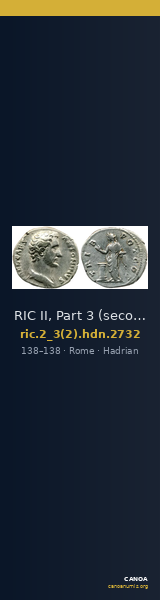 RIC II, Part 3 (second edition) Hadrian 2732 — CANOA