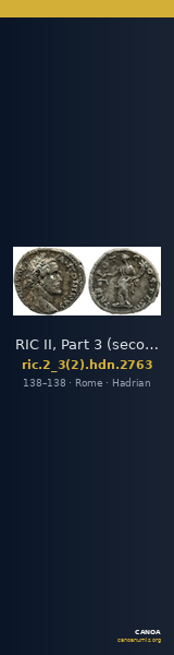 RIC II, Part 3 (second edition) Hadrian 2763 — CANOA