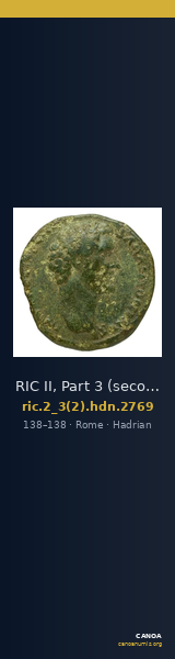 RIC II, Part 3 (second edition) Hadrian 2769 — CANOA
