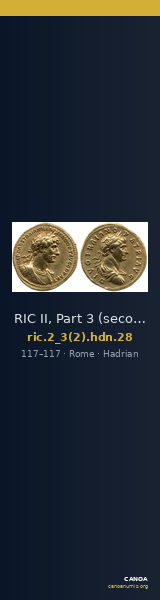 RIC II, Part 3 (second edition) Hadrian 28 — CANOA