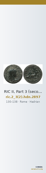 RIC II, Part 3 (second edition) Hadrian 2897 — CANOA