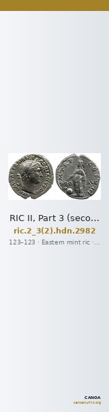 RIC II, Part 3 (second edition) Hadrian 2982 — CANOA