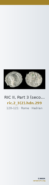 RIC II, Part 3 (second edition) Hadrian 299 — CANOA