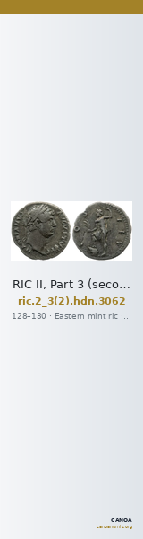 RIC II, Part 3 (second edition) Hadrian 3062 — CANOA