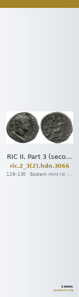 RIC II, Part 3 (second edition) Hadrian 3066 — CANOA