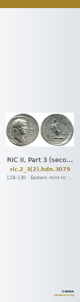 RIC II, Part 3 (second edition) Hadrian 3079 — CANOA