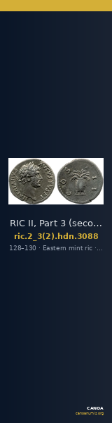 RIC II, Part 3 (second edition) Hadrian 3088 — CANOA