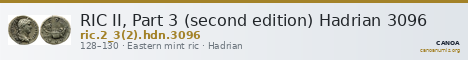 RIC II, Part 3 (second edition) Hadrian 3096 — CANOA