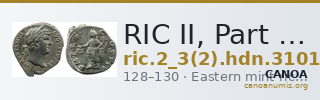 RIC II, Part 3 (second edition) Hadrian 3101 — CANOA