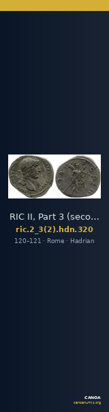 RIC II, Part 3 (second edition) Hadrian 320 — CANOA