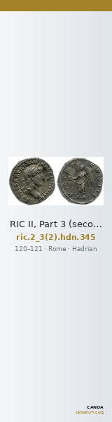 RIC II, Part 3 (second edition) Hadrian 345 — CANOA