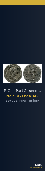RIC II, Part 3 (second edition) Hadrian 345 — CANOA