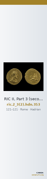 RIC II, Part 3 (second edition) Hadrian 353 — CANOA