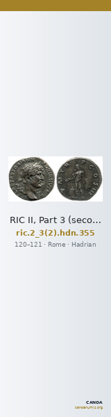 RIC II, Part 3 (second edition) Hadrian 355 — CANOA