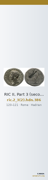 RIC II, Part 3 (second edition) Hadrian 386 — CANOA