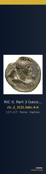 RIC II, Part 3 (second edition) Hadrian 4-6 — CANOA