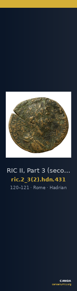 RIC II, Part 3 (second edition) Hadrian 431 — CANOA