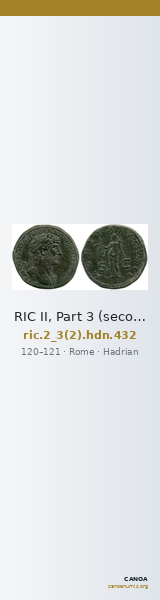 RIC II, Part 3 (second edition) Hadrian 432 — CANOA