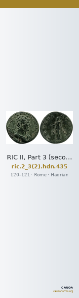 RIC II, Part 3 (second edition) Hadrian 435 — CANOA