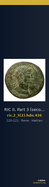 RIC II, Part 3 (second edition) Hadrian 436 — CANOA