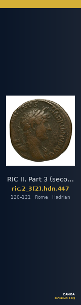 RIC II, Part 3 (second edition) Hadrian 447 — CANOA
