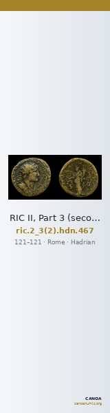 RIC II, Part 3 (second edition) Hadrian 467 — CANOA