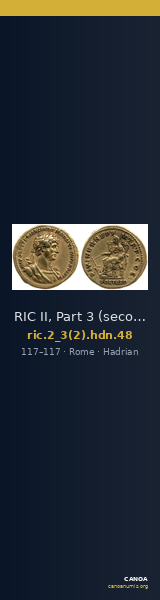 RIC II, Part 3 (second edition) Hadrian 48 — CANOA