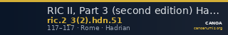 RIC II, Part 3 (second edition) Hadrian 51 — CANOA