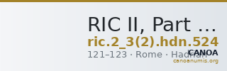 RIC II, Part 3 (second edition) Hadrian 524 — CANOA