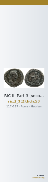 RIC II, Part 3 (second edition) Hadrian 53 — CANOA