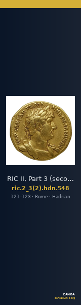 RIC II, Part 3 (second edition) Hadrian 548 — CANOA