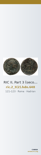 RIC II, Part 3 (second edition) Hadrian 648 — CANOA