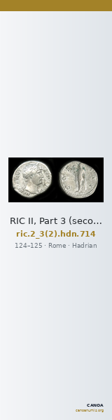 RIC II, Part 3 (second edition) Hadrian 714 — CANOA