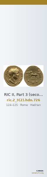 RIC II, Part 3 (second edition) Hadrian 726 — CANOA